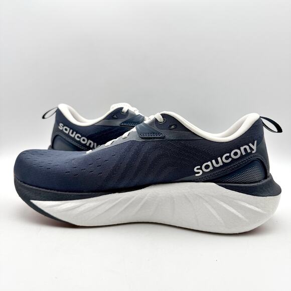 Saucony Mens Triumph 22 Running Sneakers US 10 M EU 44 Blue White Athletic NIB - Picture 7 of 12